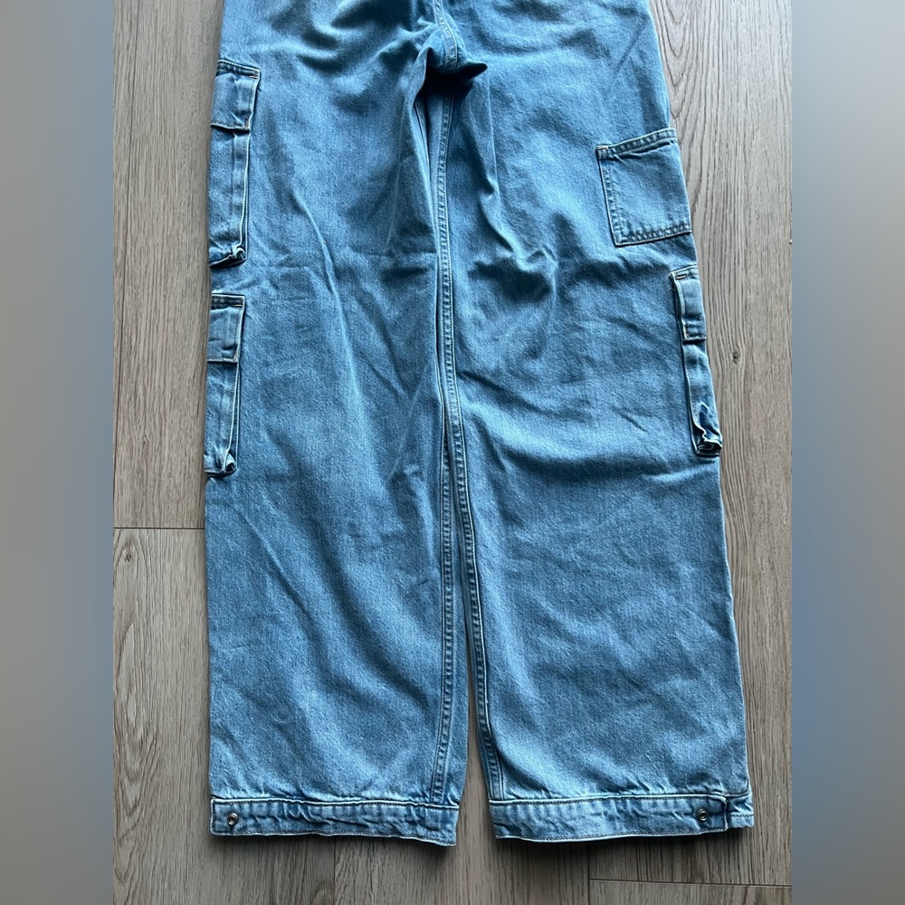 Denim Forum The '90s Millie Hi-Rise Cargo Jean Sz 23 - Picture 11 of 16